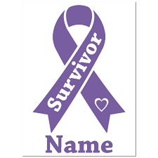 The thyroid cancer awareness ribbon represents the three thyroid cancer colors of teal, pink, and blue. Amazon Com Custom Cancer Survivor Ribbon Vinyl Decal Sticker With Name Cancer Ribbon Decal Survivor Sticker Personalized For Car Windows Laptops Color Size Name Handmade