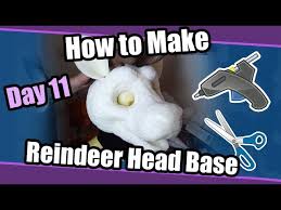 Ambient lighting with a twist. Christmas Countdown 2018 Day 11 Reindeer Head Base Tutorial Pdf Pattern Youtube