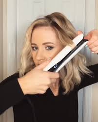 Beach Waves With Flat Iron Video Tutorial Video In 2020 Short Hair Waves How To Curl Short Hair Waves Hair Tutorial