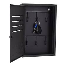 loft42 keys sleutelkastje metaal mat zwart 30x20x6 5 metaal zwart metalen kasten