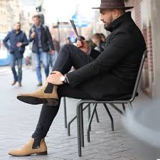 Capture great deals on stylish black men's chelsea boots from dr martens, allen edmonds, frye & more. Beige Chelsea Boots Outfit Shop Clothing Shoes Online