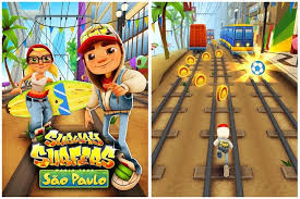 Download Subway Surfers Sau Paulo For Android And Get Unlimited Coins Subway Surfers Subway Surfers Download Subway