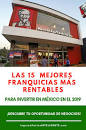Resultado de imagen para "Las 15 mejores franquicias en México"