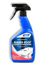 Camco rubber roof cleaner 32 oz. Camco 41063 Pro Strength Rv Rubber Roof Cleaner Conditioner 32oz