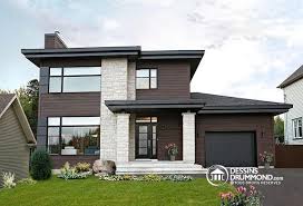 Decouvrez Le Plan 3713 V1 Sequoia 2 Qui Vous Plaira Pour Ses 3 Chambres Et Son Style Moderne Modern House Plans Garage House Plans Modern House Design