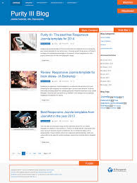 Keen to choose the best joomla host? Layout In Details Of Purity Iii Joomla Template Joomlart