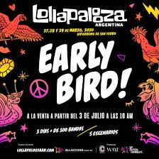 Regular price sale price $45.00 sale. Pogopedia Lollapalooza Argentina Anuncia Su Edicion 2020
