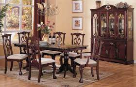 Chippendale dining room table with extra leaf. Cherry Wood Chippendale Style Dining Room With A Duncan Fife Table A Breakfront And A Modern Farmhouse Dining Room Formal Dining Room Sets Dining Room Design