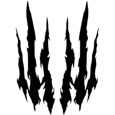 Freddy krueger inspired claw marks. Clip Art Tiger Claw Marks