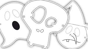 Activités pour enfant halloween 2020 : Masques D Halloween A Telecharger Gratuitement