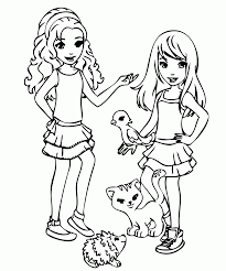 Coloring pages help children develop intelligence, imagination and increase creativity. Lego Friends Coloring Pages Printable Free Coloring Home