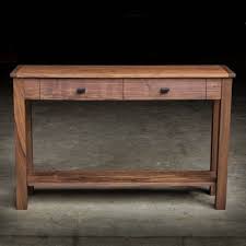 Modern Walnut Console Narrow Console Table 48 X Etsy In 2020 Narrow Console Table Solid Walnut Table Wooden Console Table