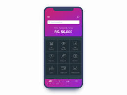 Banking App Home Screen Design App Home Screen Banking App Screen Design