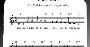 Beranda about contact privacy tos disclaimer request. Not Pianika Lagu Twinkle Twinkle Little Star Not Pianika Lagu