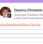 Profile Picture of Deanna Chisholm - Associate Creative Director at Lewis ... - The Org (@theorg.com) on Google
