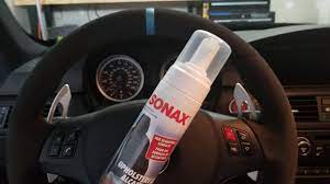 What kind of steering wheel is made out of alcantara? Using Sonax Alcantara Steering Wheel Cleaner
