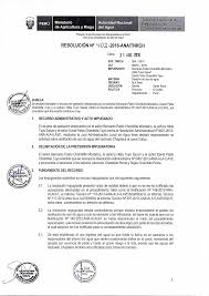 RESOLUCIÓN N° y 02 -2016-ANAITNRCH Lima, 31 AGO. 2016