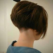 I have a girlfriend who is a hairdresser. A Short Bob Haircut With A Buzzed Nape By Aleksandr Griva Bob Hairstyles Graduated Bob Hairstyles Hairstyle