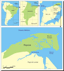 Mapa com a localização do município de Raposa, Maranhão, Brasil. | Download  Scientific Diagram