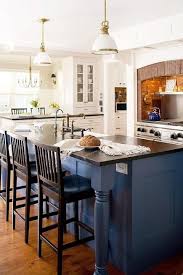 Blue Island Bench Blue Kitchen Island Blue Kitchen Cabinets Beautiful Kitchens
