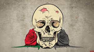 Skull, monochrome, dark, darkness, skull art, black and white, pattern, black, skulls, hd wallpaper. Skull Hd Wallpaper 1920x1080 Id 49258 Wallpapervortex Com