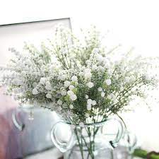 Silk artificial flowers plum cherry blossoms bouquet diy wedding home arrangement decor wreath babies breath fake flowers. Artificial Gypsophila Baby Breath Fake Silk Babysbreath Flowers Plant For Home Wedding Party Decoration Products Artificial Gypsophila Baby Breathgypsophila Baby S Breath Aliexpress