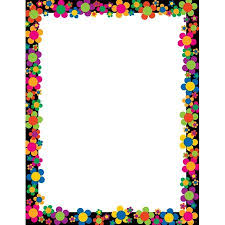 Barker Creek Computer Paper 50 Sheets Neon Flower Power Ll 730p Walmart Com Computer Paper Neon Flowers Flower Power