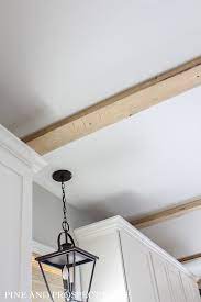 Easiest Faux Beams Ever Faux Beams Faux Ceiling Beams Wood Beam Ceiling