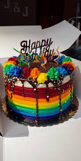 Who knew there were so many anime characters born on march 18? My 18th Birthday Cake Rainboweverything