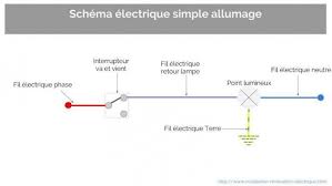 Le Branchement Du Simple Allumage Avec Un Interrupteur Va Et Vient Schema Electrique Interrupteur Va Et Vient Electrique