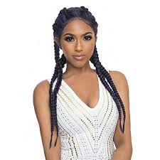 We are proud to offer top brands like new born free, milkyway, bobbi boss, and much more. The Wig Pre Braided Double Dutch Box Human Blend Lace Front Wig Lh Nyhairmall
