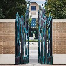 Paley Gates Dyk Asu S West Campus Features A Number Of Public Artworks Including The Paley Gates West Campus Public Artwork Arizona State University