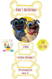 Rolly Bingo From Puppy Dog Pals Invitacion Puppy Birthday Girl Birthday Decorations Blaze Birthday