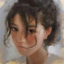 太夸张了吧，超级美的人物头像写生_Ngan