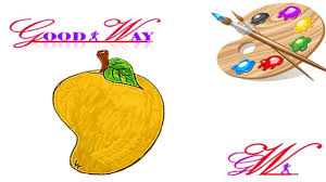 طريقة رسم وتلوين مانجو او مانغو How To Draw Mango Step By Step