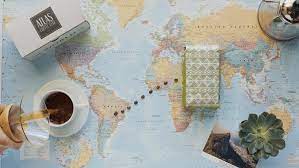 Atlas Coffee Club Packaging Takes You On A Caffeinated Journey Around The World The Dieline Branding Packaging Coffee Club Atlas Coffee Club Atlas Coffee
