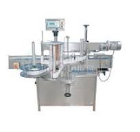 Two - Double Side Flat Bottle Sticker Labeling Machine