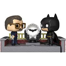 Funko Pop Figurine En Vinyle Movie Moment Batman 80th With Light Up Bat Signal W Collection 37258 Multicolore Jouet Jeu Jouet Vinyle