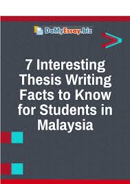 On 9th august 1965, singapore got separated from malaysia and. 7 Interesting Thesis Writing Facts To Know For Students In Malaysia By Domyessay Issuu