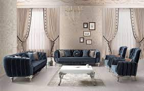 Vielen dank für ihren besuch auf meinem blog, artikel oben(elegante wohnzimmer) veröffentlicht von jose. Casa Padrino Luxus Barock Wohnzimmer Set Blau Silber 2 Sofas 2 Sessel 1 Couchtisch Elegante Wohnzimmer Mobel Im Barockstil