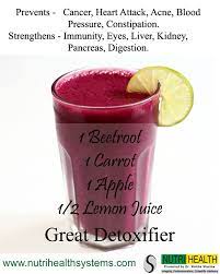 Healthy Juice Recipe Take 1 Beetroot 1 Carrot And 1 Apple Prepare A Juice Add A Few Drops Of Lemon Juice Detox Diet Drinks Detox Juice Healthy Juices