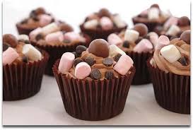 Marshmallow Pepites De Chocolat Cupcake Pepite Chocolat Cupcakes Chocolat