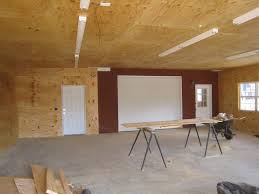 Plywood Garage Plywood Walls Garage Interior Plywood Ceiling