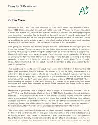 The best skills to highlight in your cabin crew application process. Cabin Crew Phdessay Com