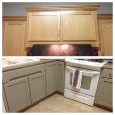 In The Process Of Updating My Kitchen Cabinets With Annie Sloan S French Linen Chalk Pa Kitchen Cabinets Annie Sloan Kitchen Cabinets Painting Kitchen Cabinets