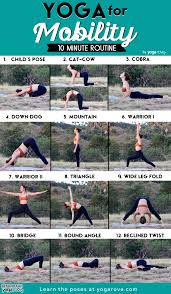 10 Minute Beginner Yoga For Mobility Routine Yoga For Flexibility Yoga For Beginners Yoga Flow Sequence