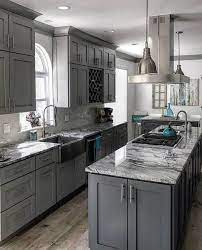 Choose light or dark gray cabinets. 20 Fabulous Kitchens Featuring Grey Kitchen Cabinets The Happy Housie