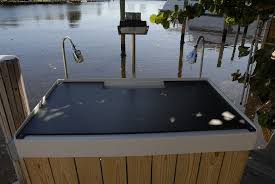 Fishing Pond Ideas A Fish Cleaning Station Fish Cleaning Station Fish Cleaning Table Fishing Dock