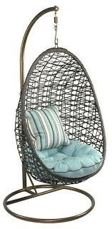 Woven Indoor Outdoor Hanging Swing Chair Swinging Chair Porch Swing With Stand Hanging Swing Chair Outdoor