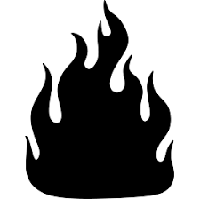 Nature Silhouettes Silhouette Stencil Drawing Flames Silhouette Clip Art